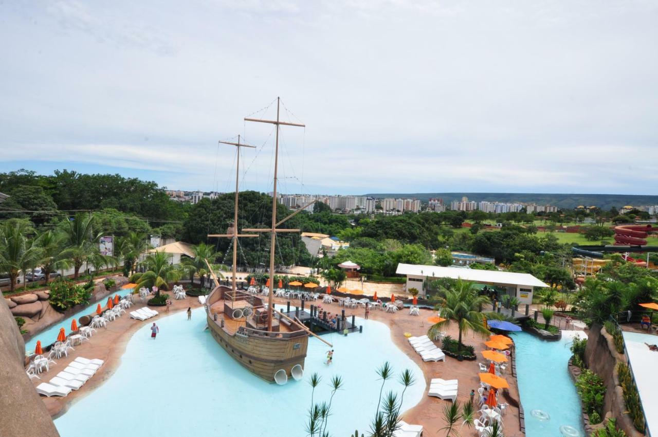 Piazza Acesso Ao Acqua Park Diroma Caldas Novas Leilighet Eksteriør bilde